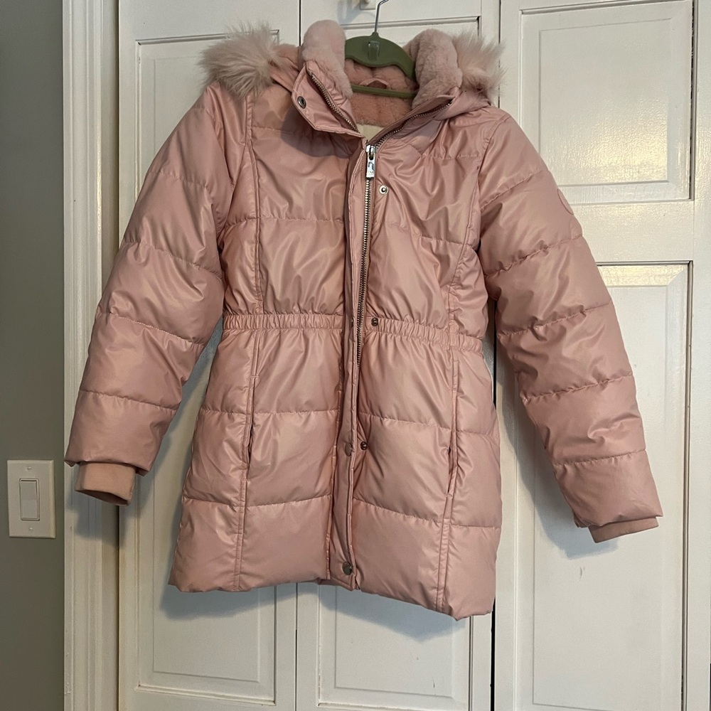 Abercrombie & Fitch Pink Puffer Jacket